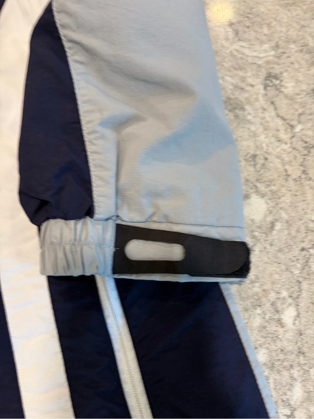 FootJoy Golf Men's Navy and Light Gray Pullover Windbreaker Jacket-Large